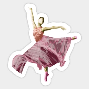 abstract dancer Sticker